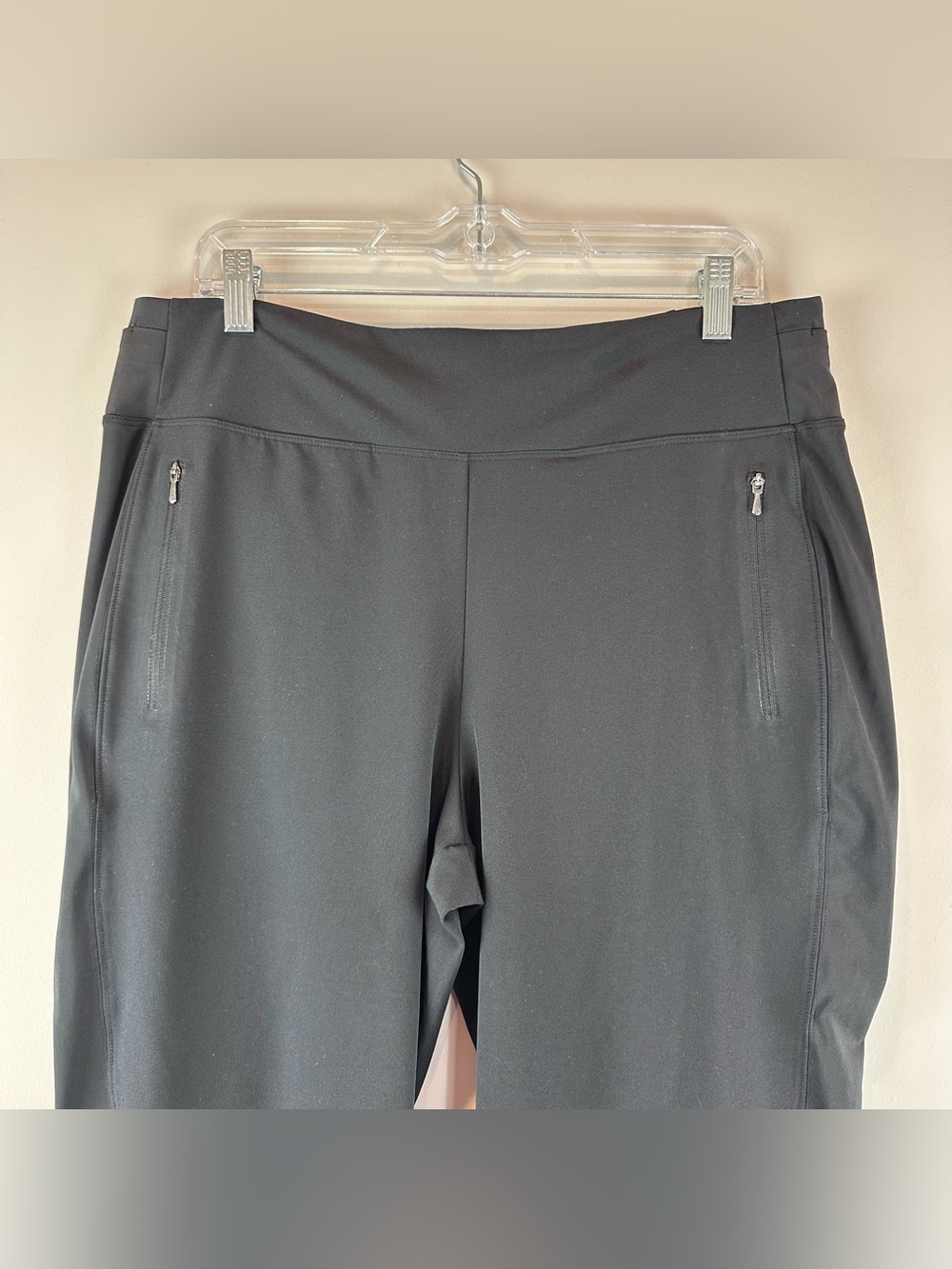 Athleta Black Fairway High Rise Casual Preppy Golf Pants Size 16 - Picture 2 of 8